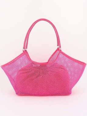 Mesh Tote Bag With Removable Liner